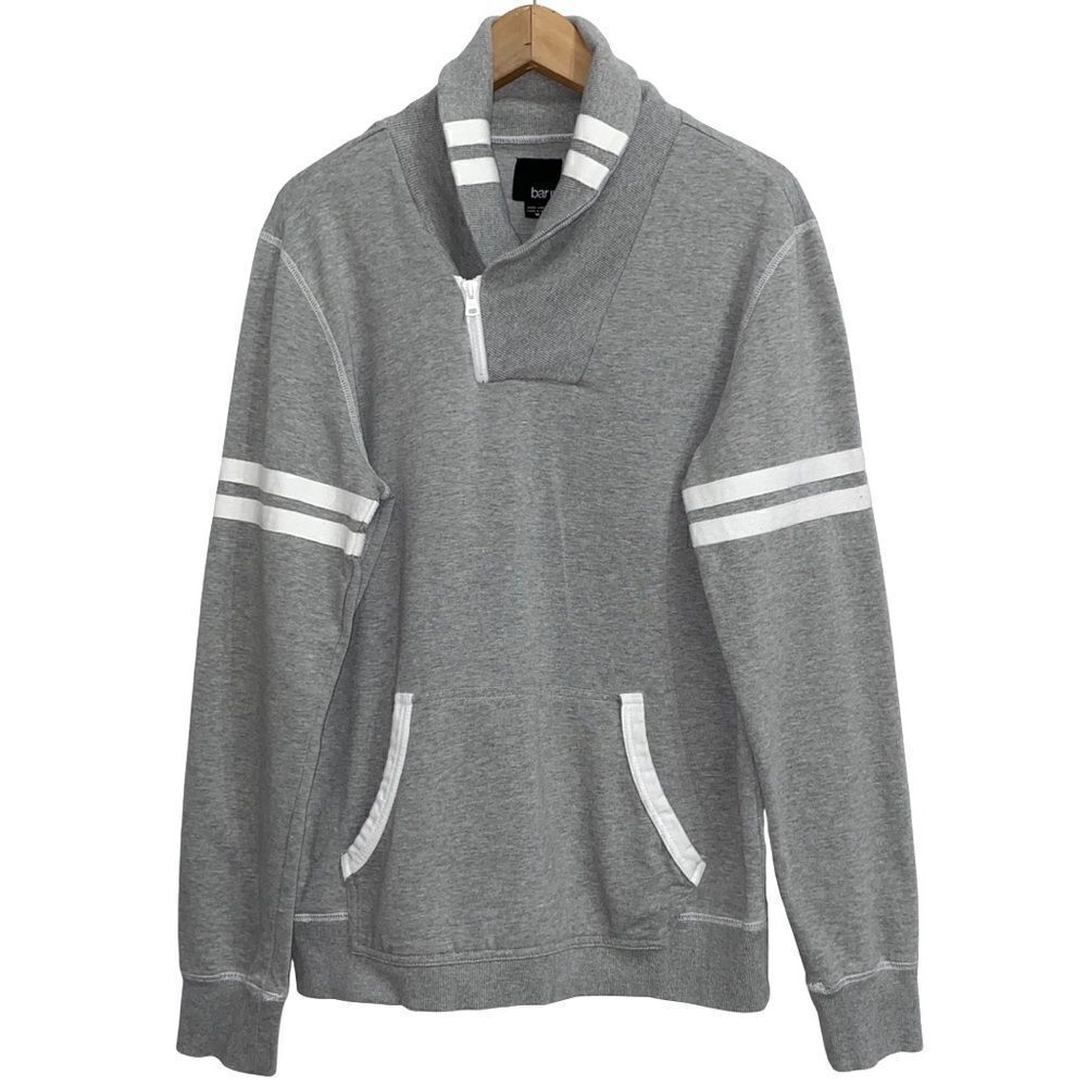 Bar III Grey Heather Pull Over Sweatshirt